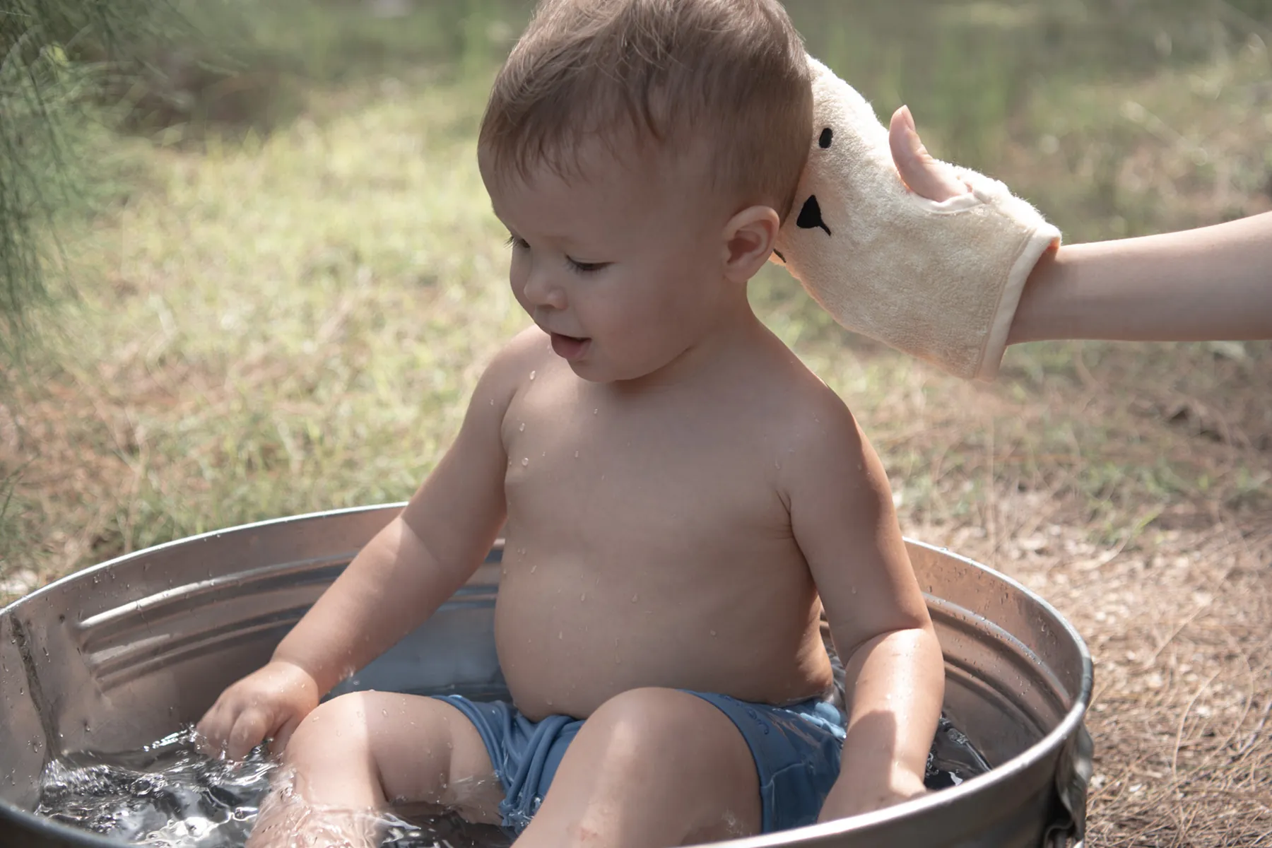 Baby Bath Glove 1