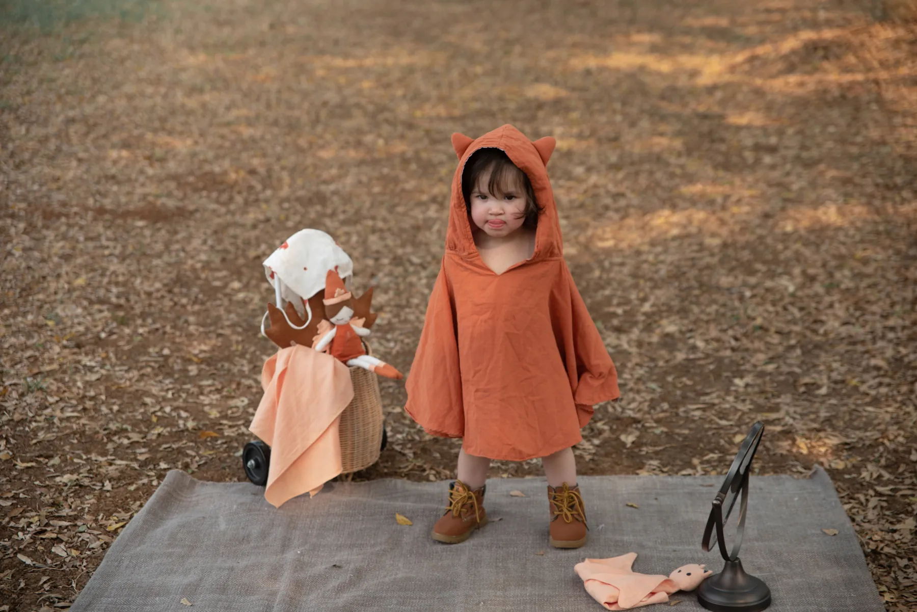 Hooded Poncho 1