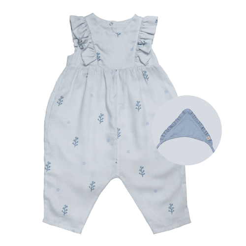 The Little Charmer Jumpsuit & Ruffle Headband